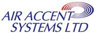 Air Accent Systems Ltd logo in blue text with a purple swoosh graphic