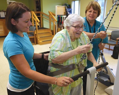Certified Staff Members Providing Support at Rehabilitation Center