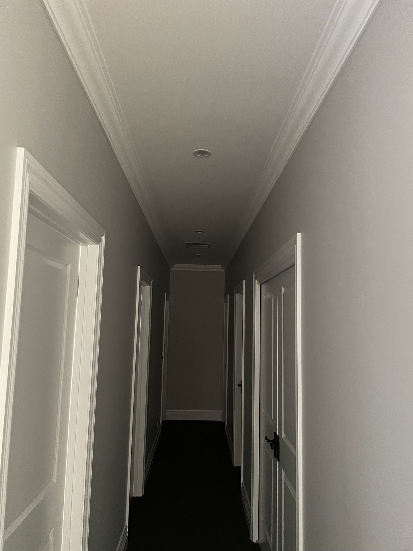 Hall before skylight installation — Hobart, Tasmania — Statewide Skylights