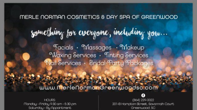 Business Advertisement — Greenwood, SC — Merle Norman Cosmetic Studio