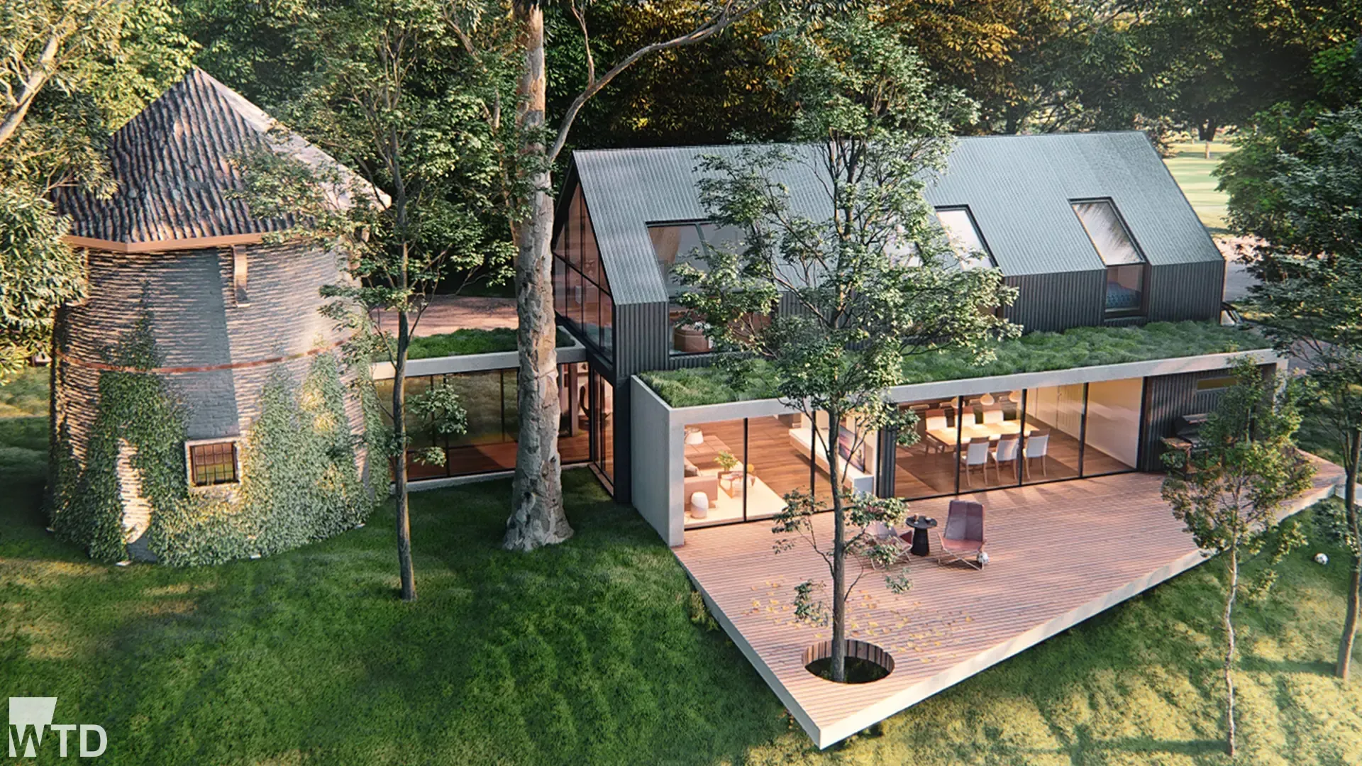 WTDesign Blog - Bespoke Home Design of the Mill, Artist Impression