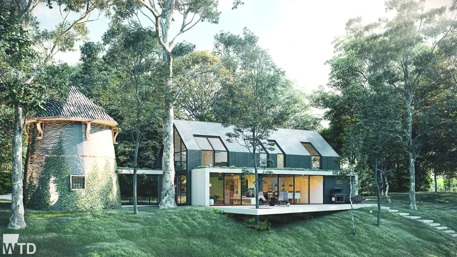 WTDesign Blog - Bespoke Home Design of the Mill, Front View