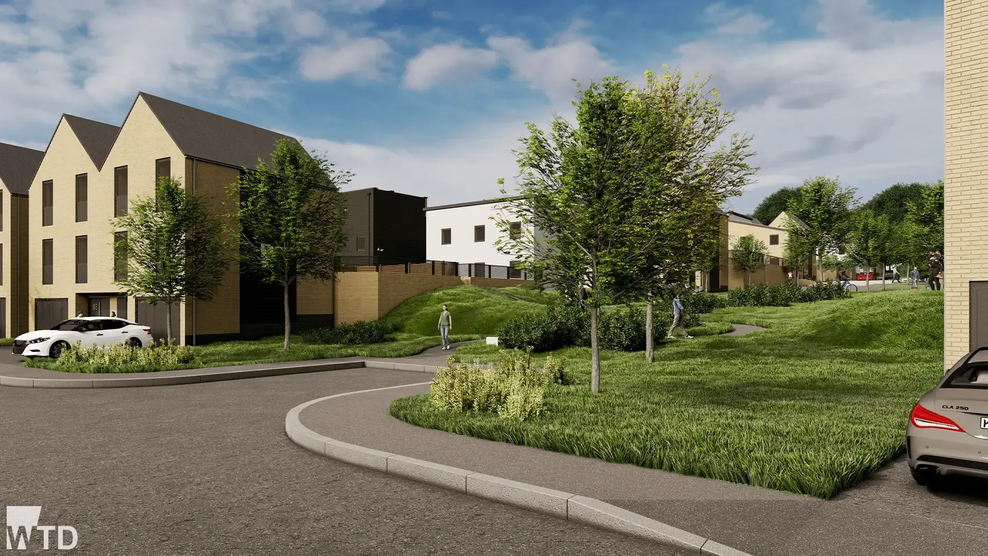 WTDesign Blog - The Next Phase - Threescore Development, Green Corridor View
