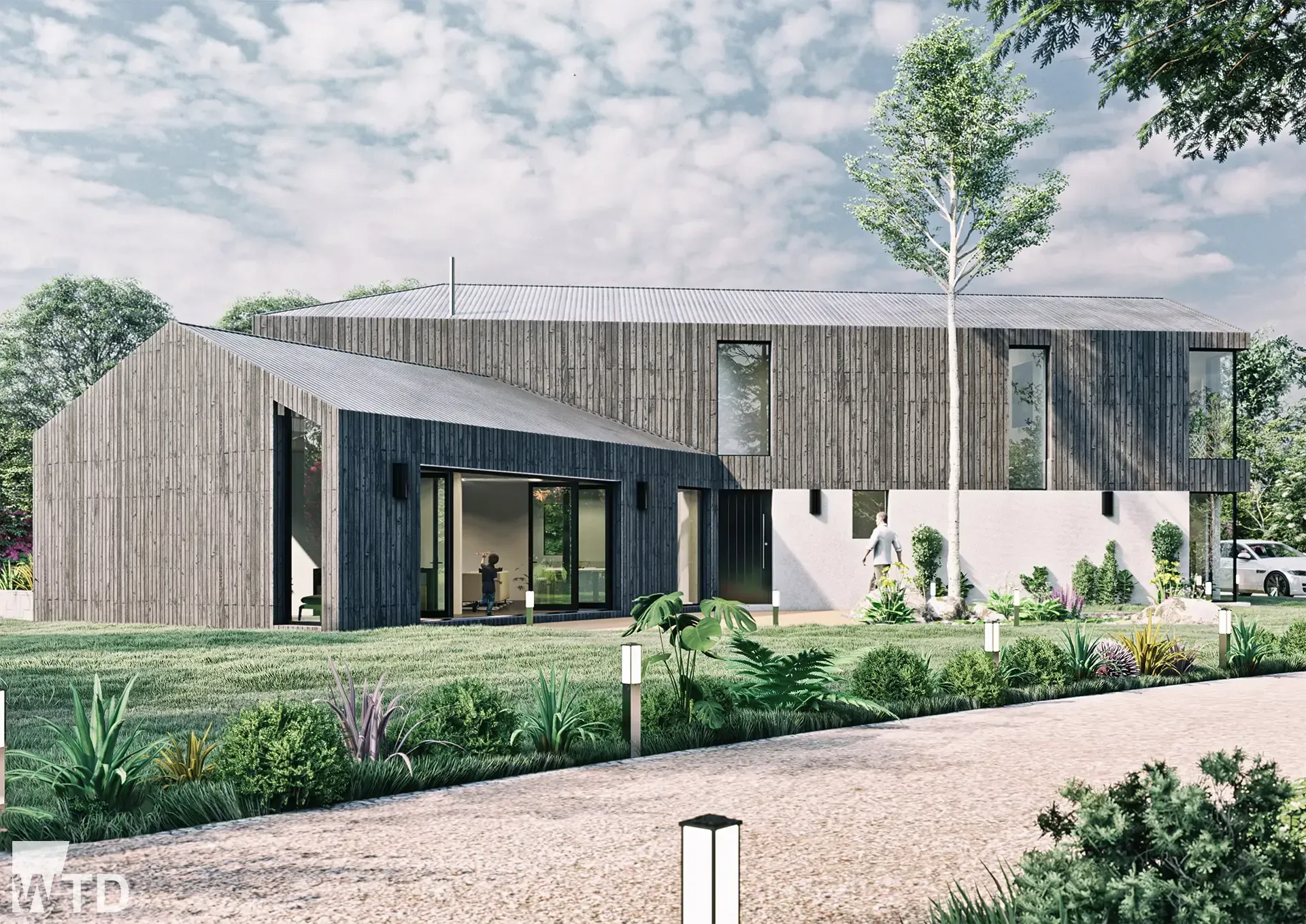 WTD Project - Viner's Shed, Hales Green - Front View