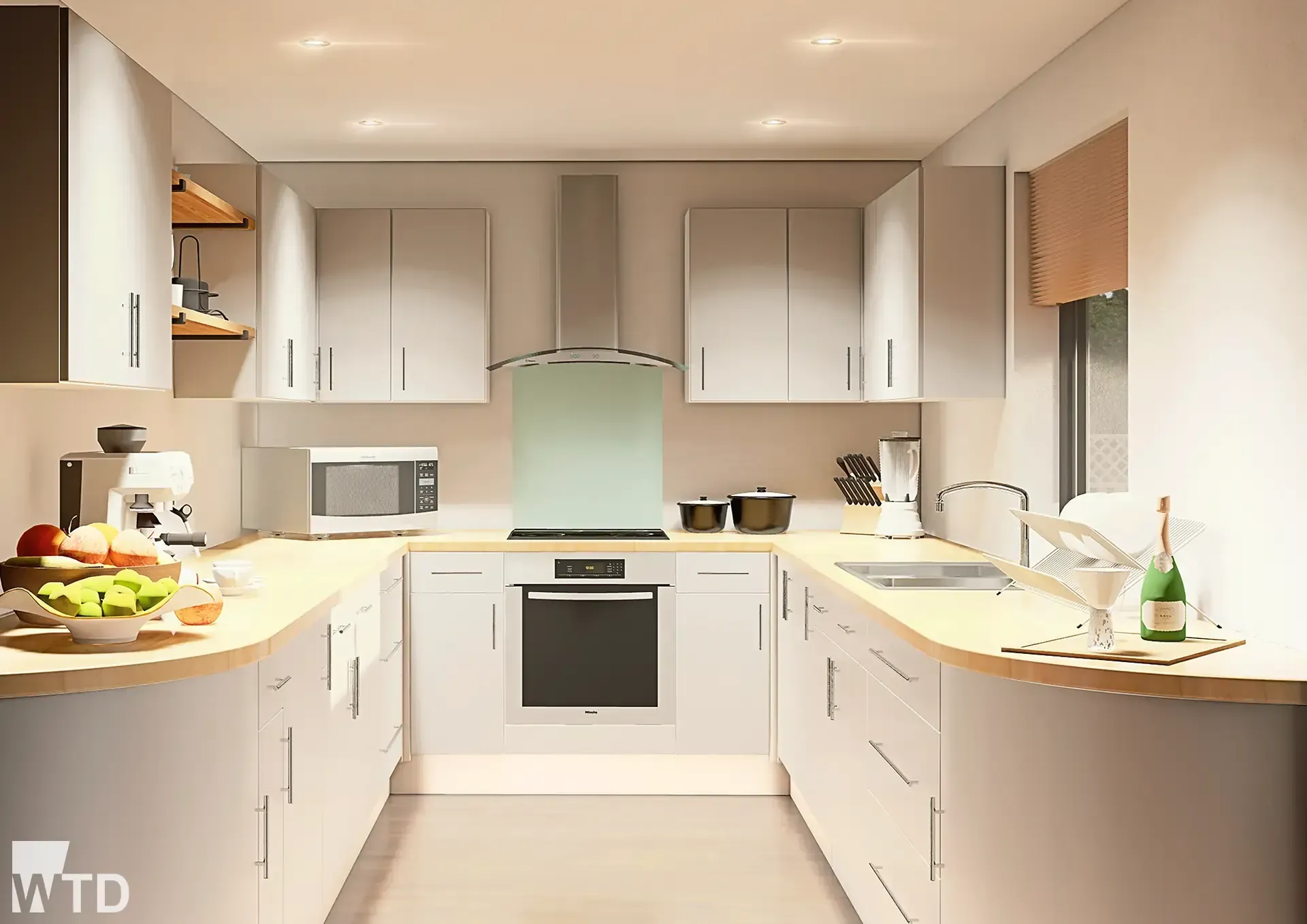 WTD Project - 173-20 Carepods - Carepod 2 Kitchen View