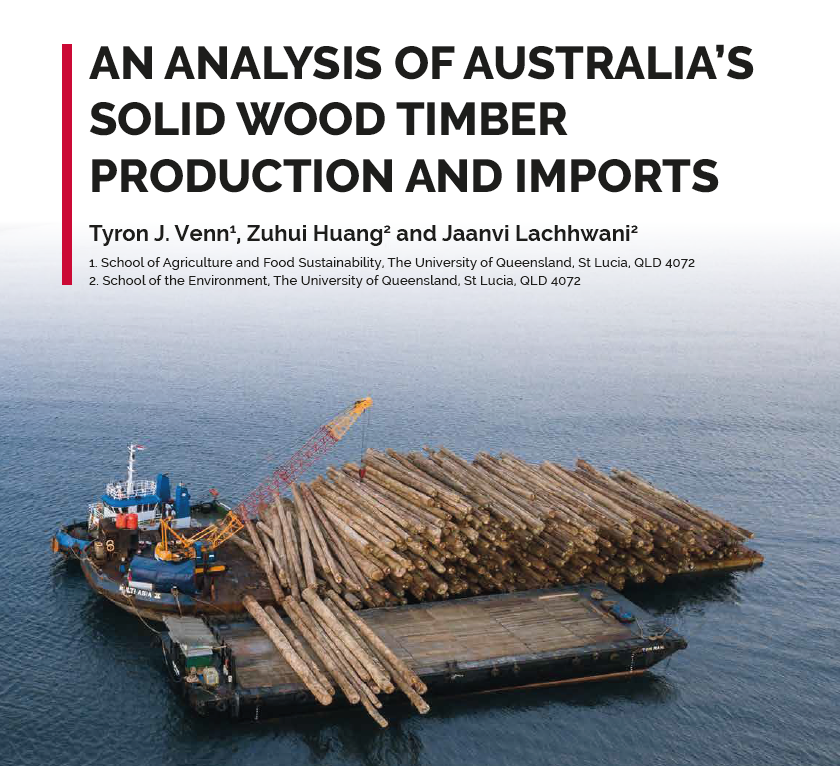An Analysis of Australia's Soli Wood Timber Production and Imports