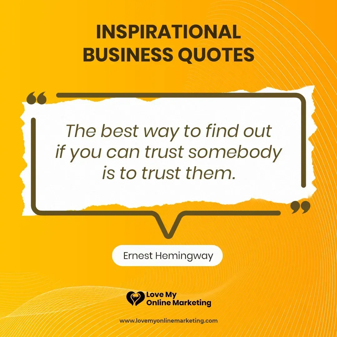 inspirational quote from Ernest Hemingway