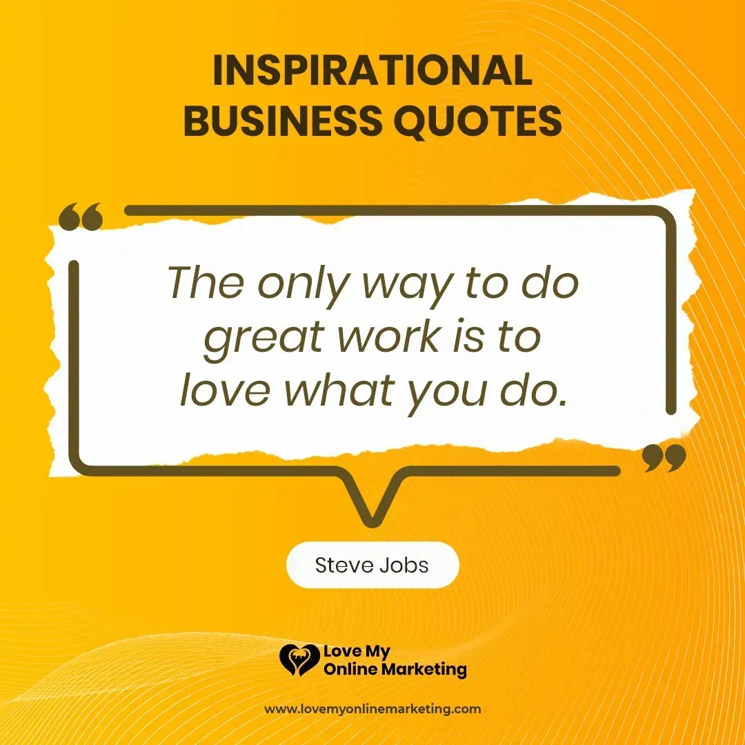inspirational quote from Steve Jobs