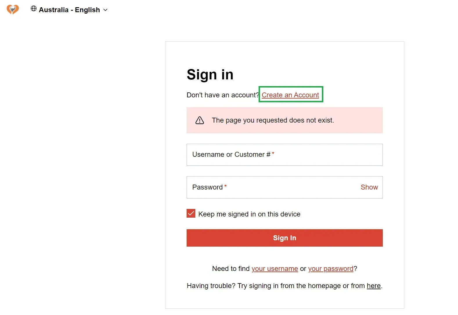 creating an account