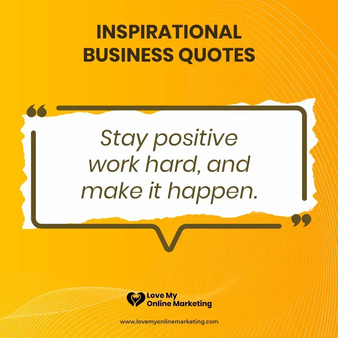 inspirational business quote from unknown