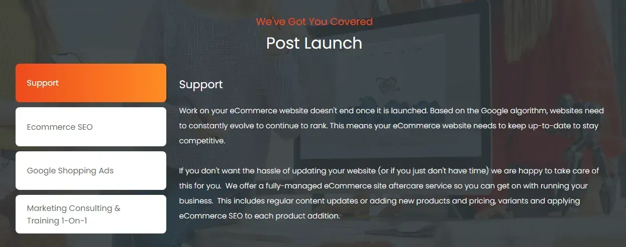 internal links - sidebar