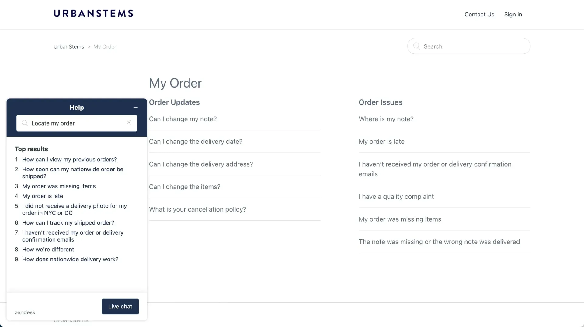 self service option