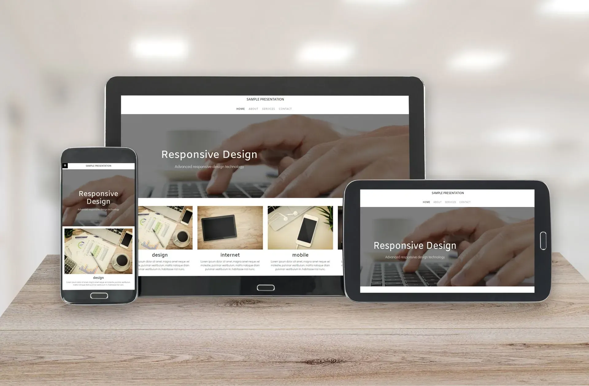 responsive design sample