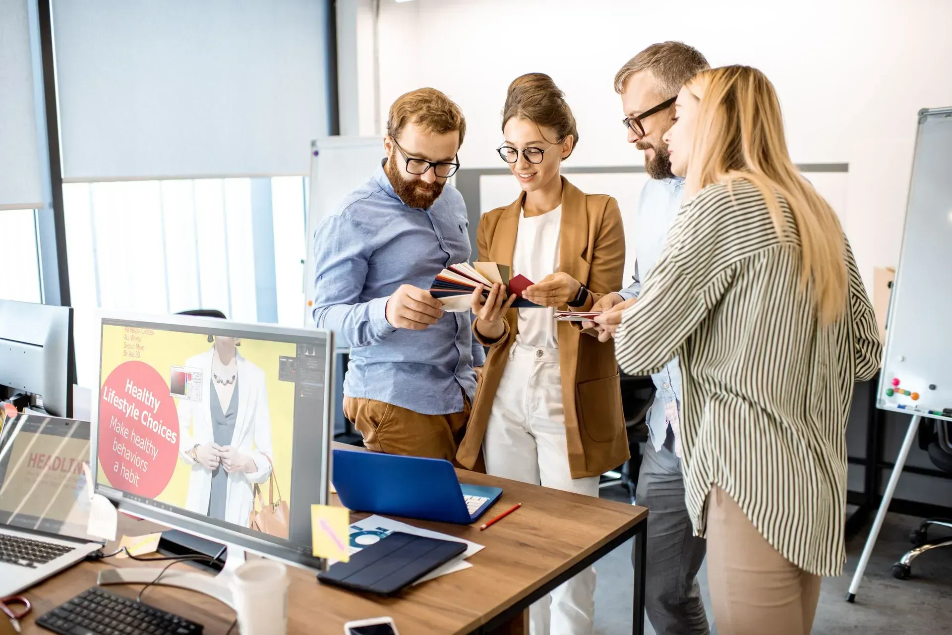 bespoke web design agency staff