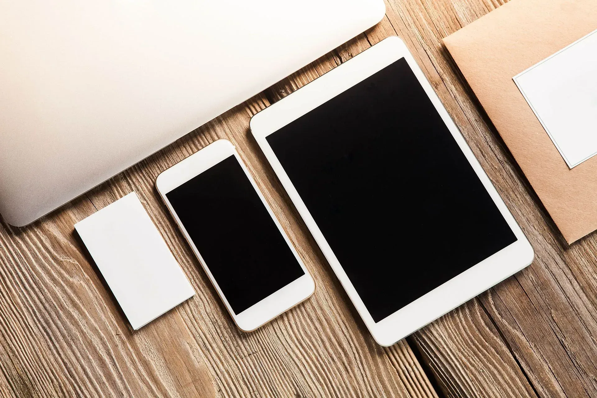 Laptop, Tablet and Smartphone