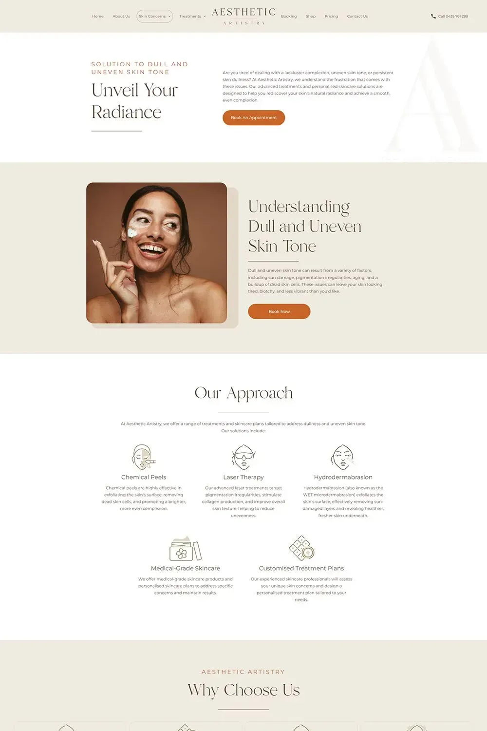 Aesthetic Artistry internal page preview #5