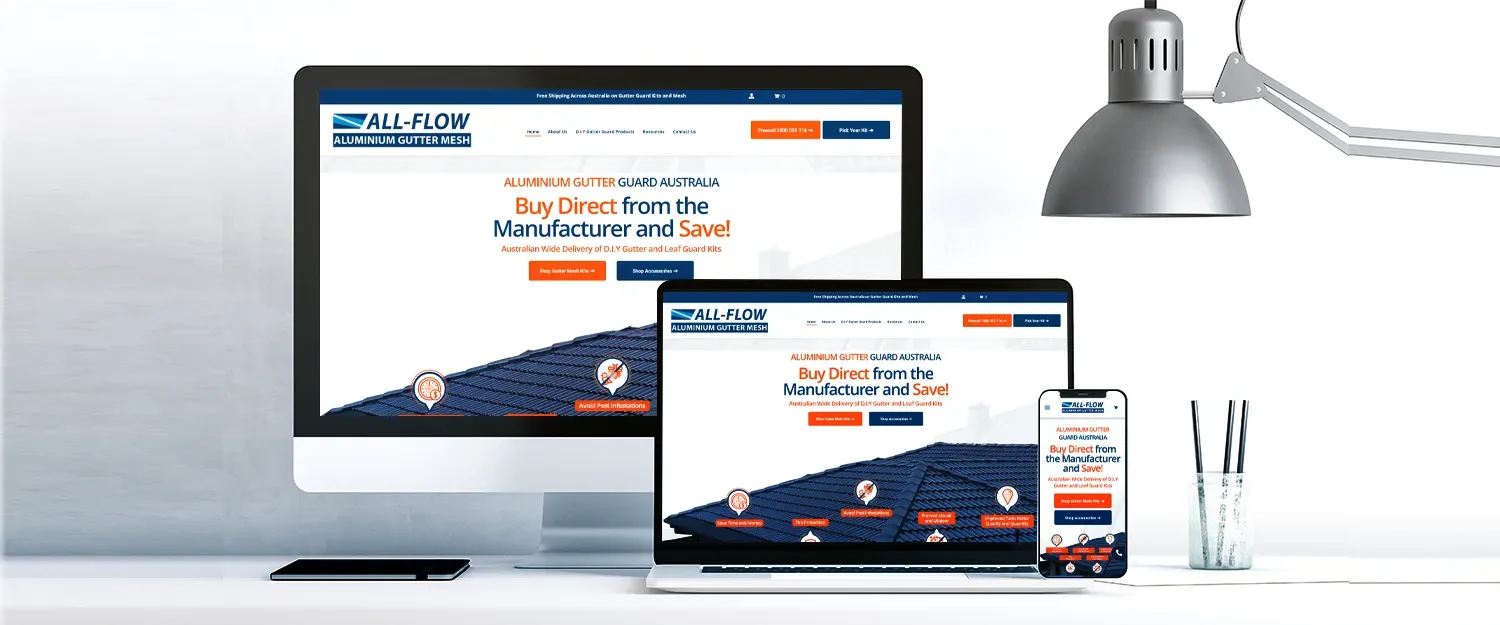 All-Flow website preview