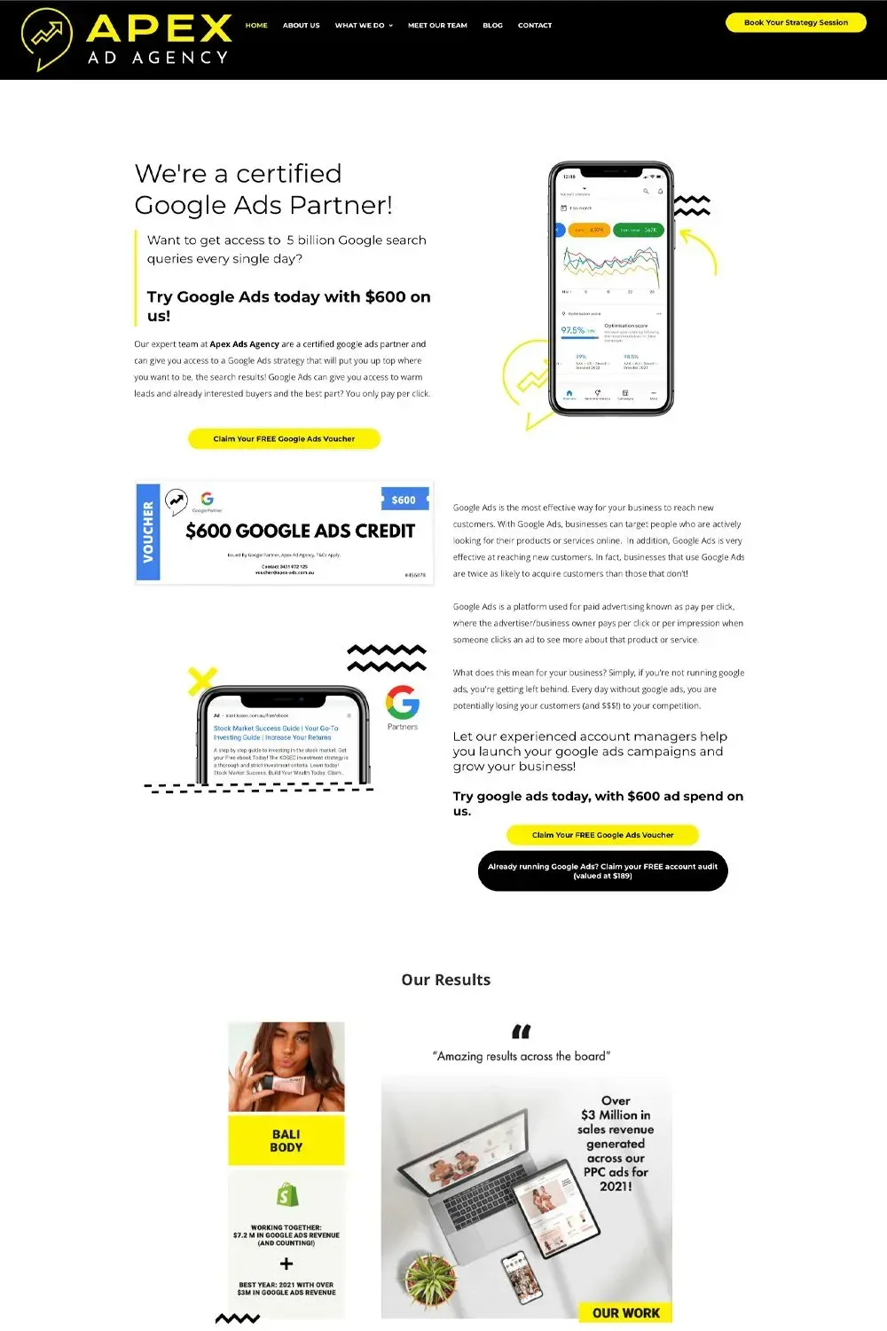 Apex Ad Agency internal page preview #2