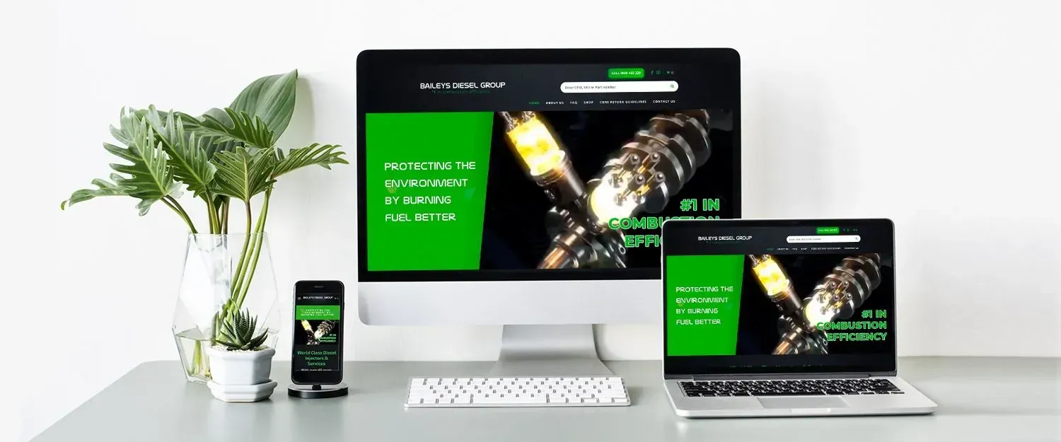 Baileys Diesel Group website preview