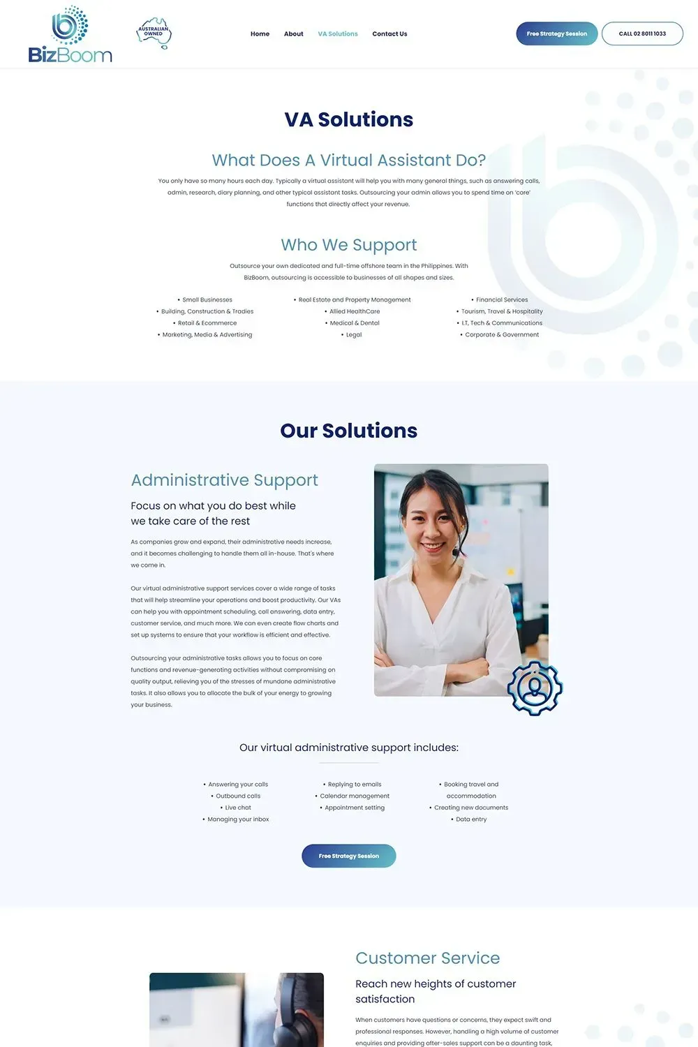 Biz Boom internal page preview #1