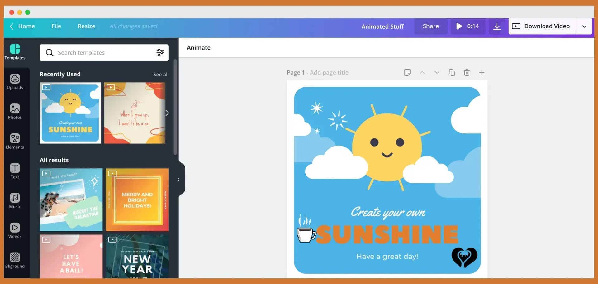 Canva Animator