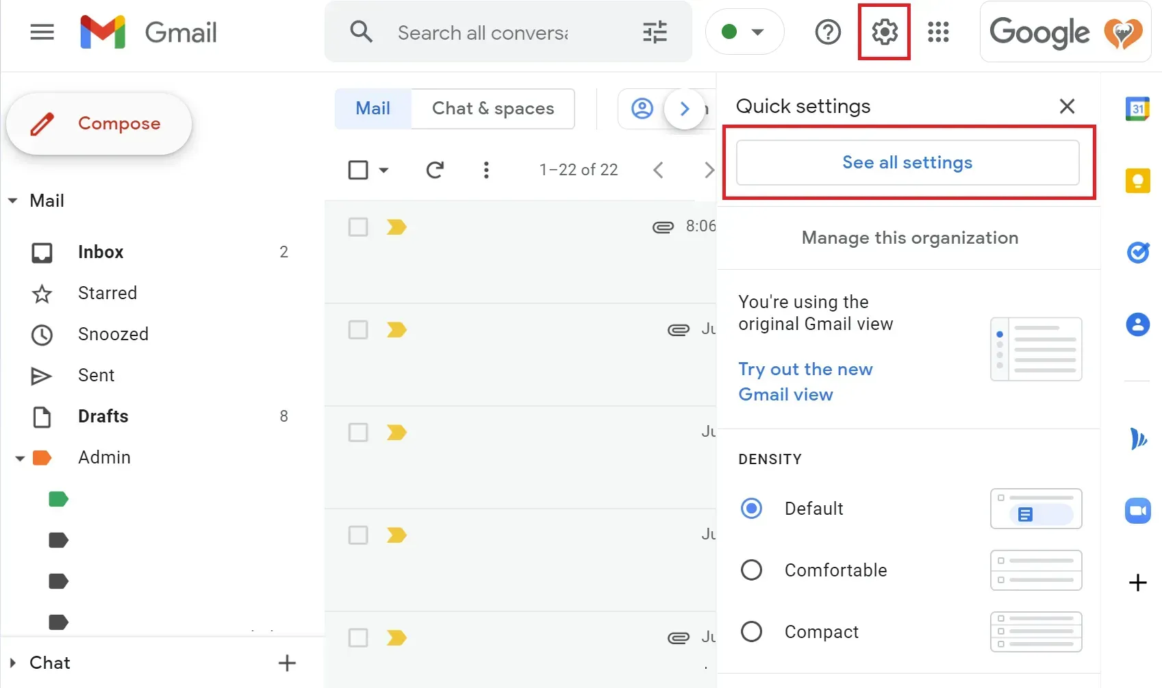 text-only signature in gmail