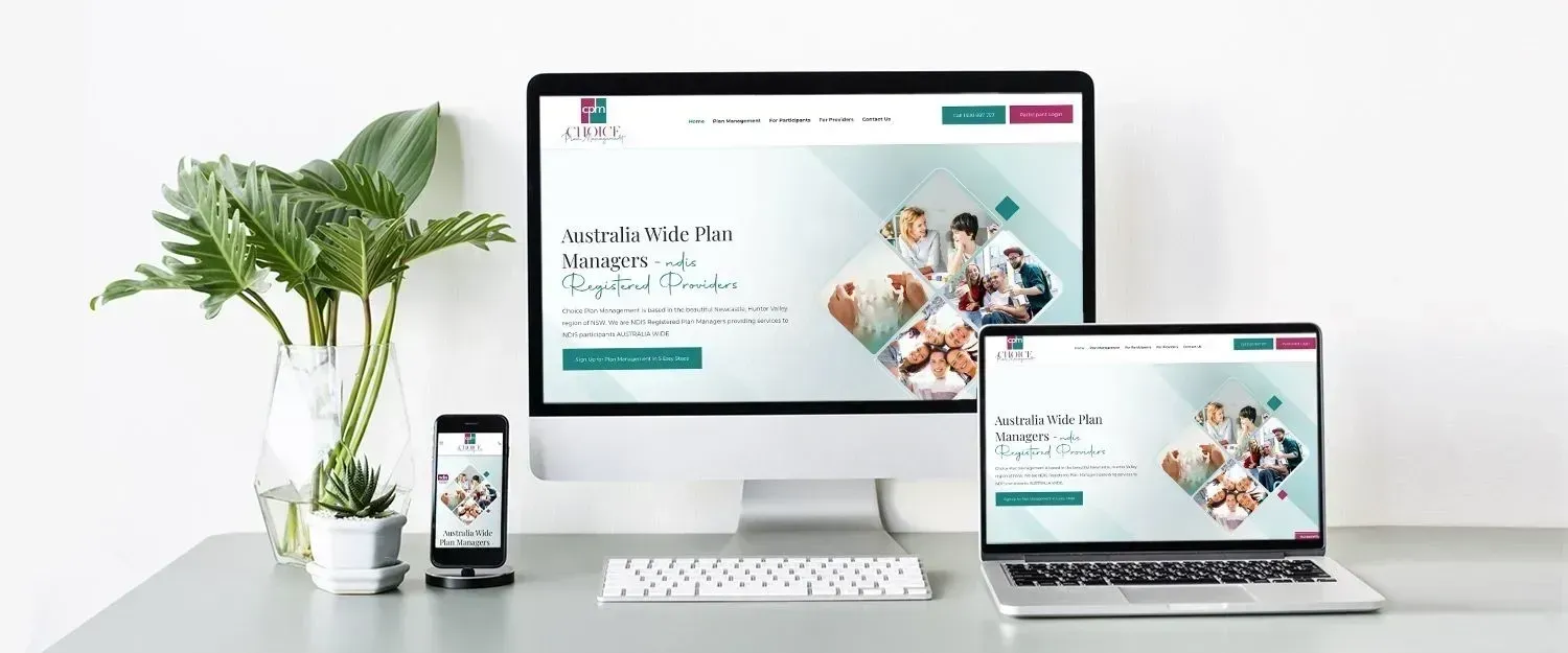 Choice Plan Management website preview