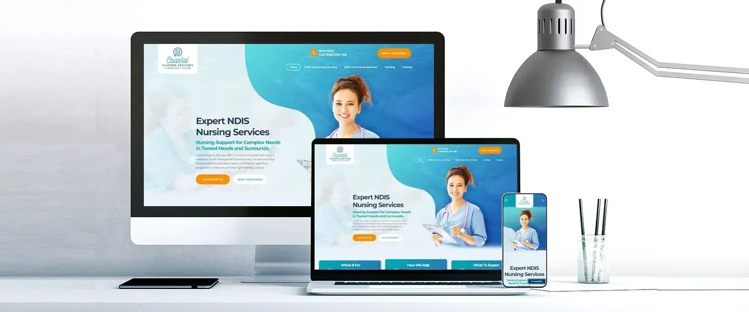 Coastal Nursing Services website preview