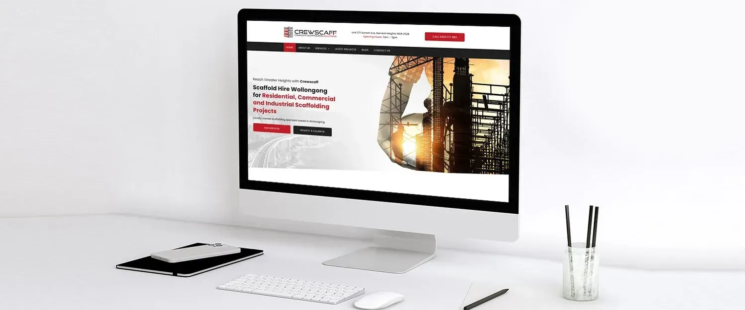 Crewscaff website preview