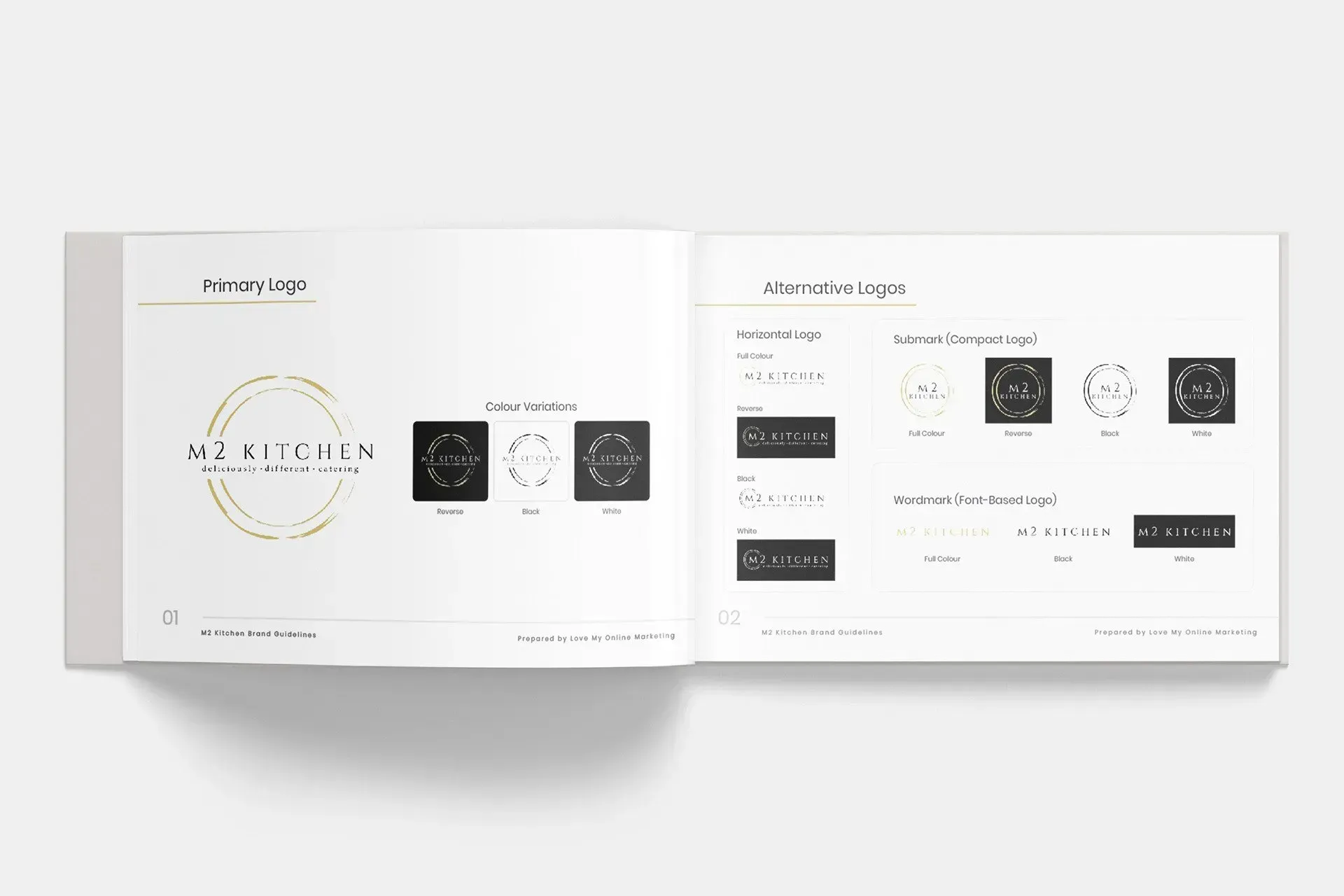 M2 Kitchen branding pack