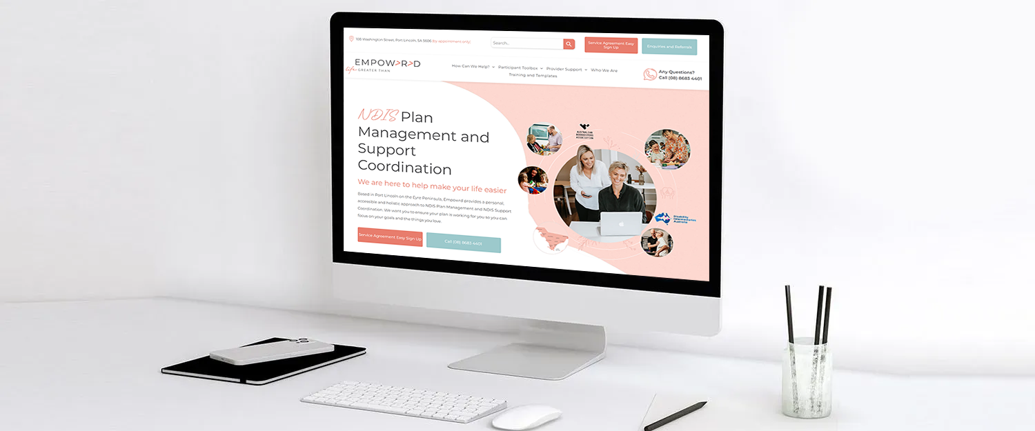 Empowrd website preview