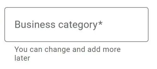 business category