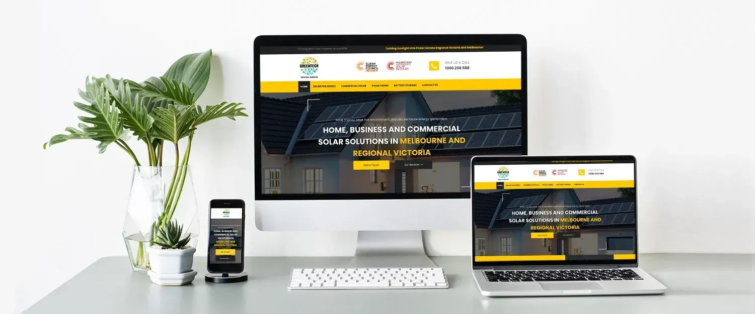Greentech Solutions website preview