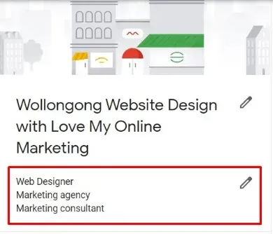 business categories