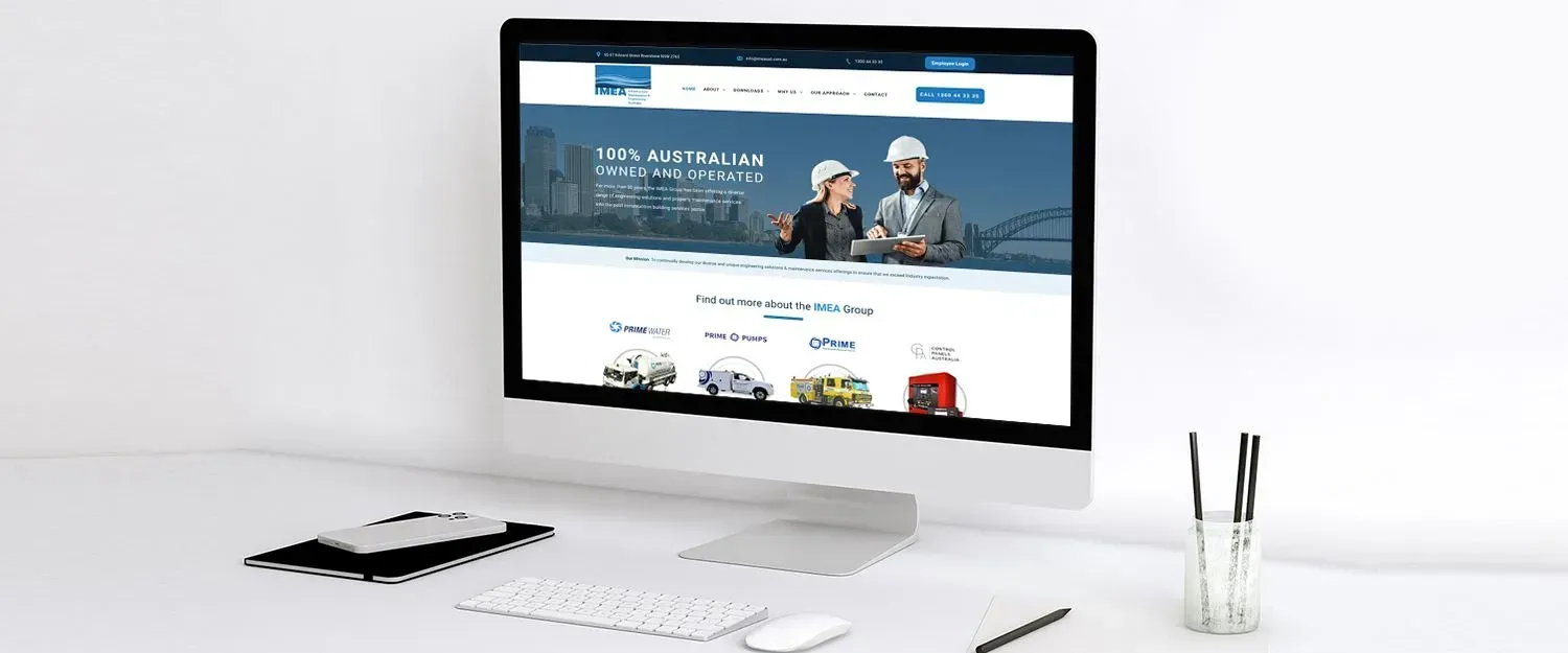 IMEA Group website preview