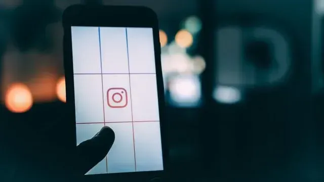 Instagram on a smartphone
