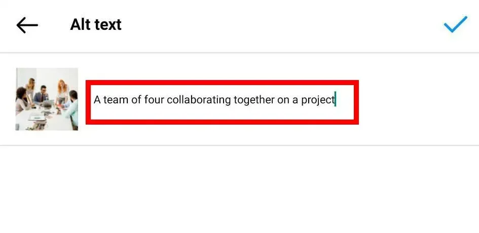 adding an alt text