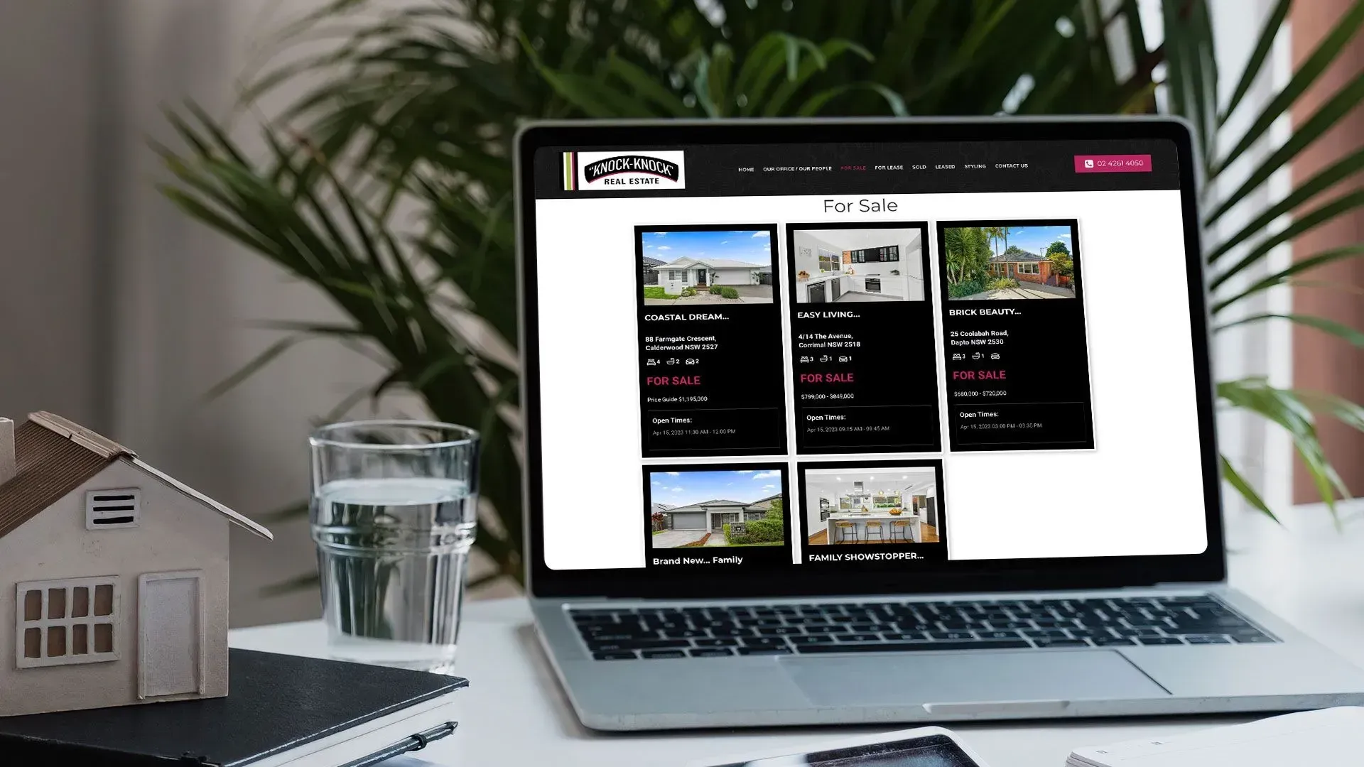 Real Estate website connected to Agentbox