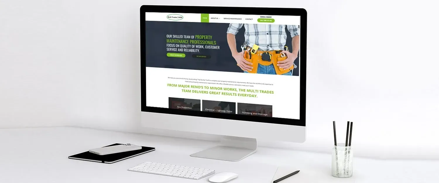 NSW Multi Trades website preview