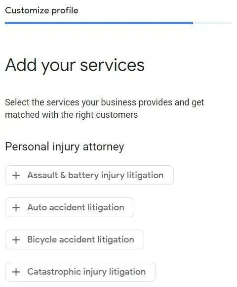 add your services