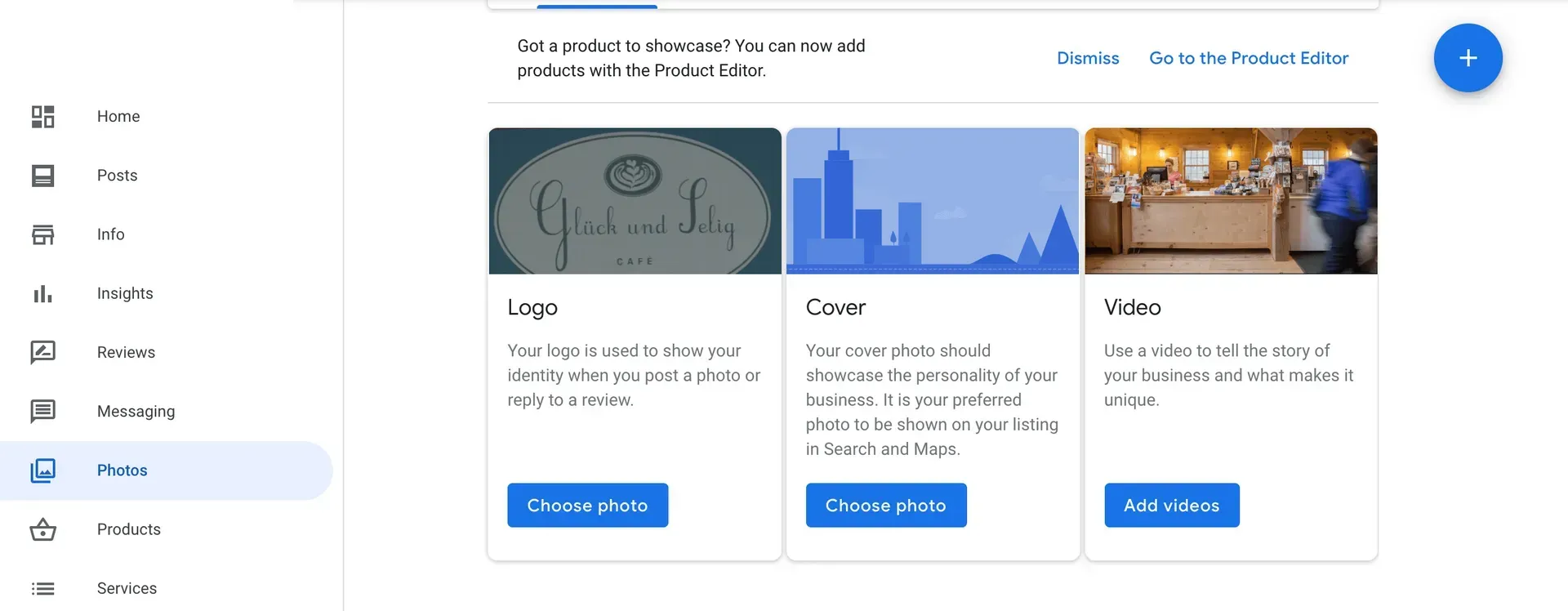 add a business logo
