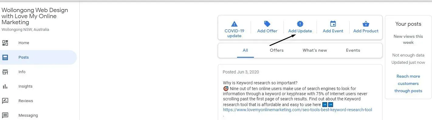 deciding the type of post for better search results