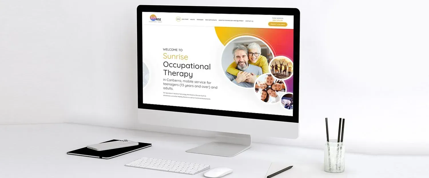 Sunrise Occupational Therapy website preview