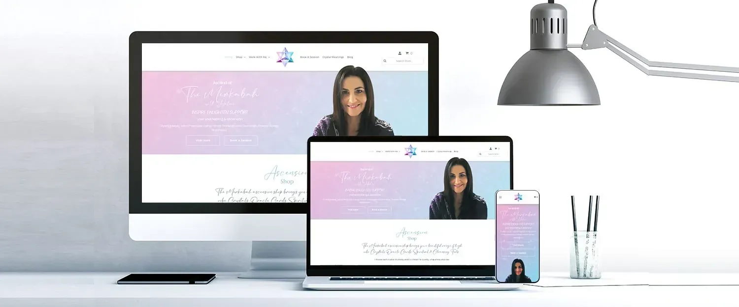 The Merkabah website on multiple devices