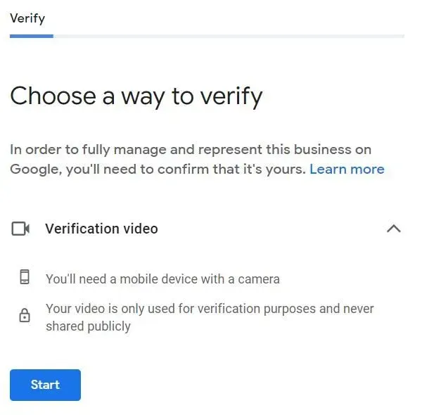 verify your business
