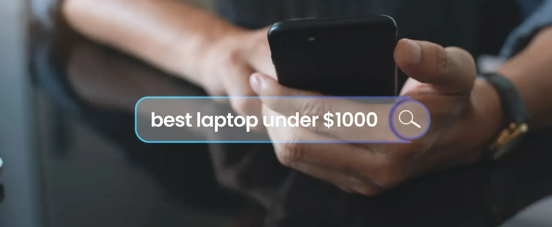 best laptop under $1000 search query