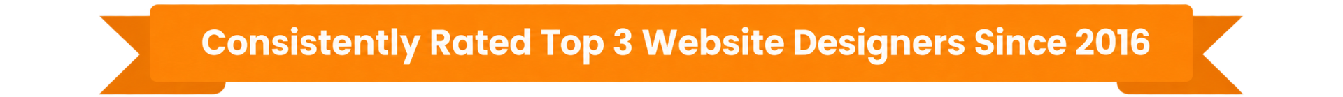Consistently Rated Top 3 Website Designers Since 2016
