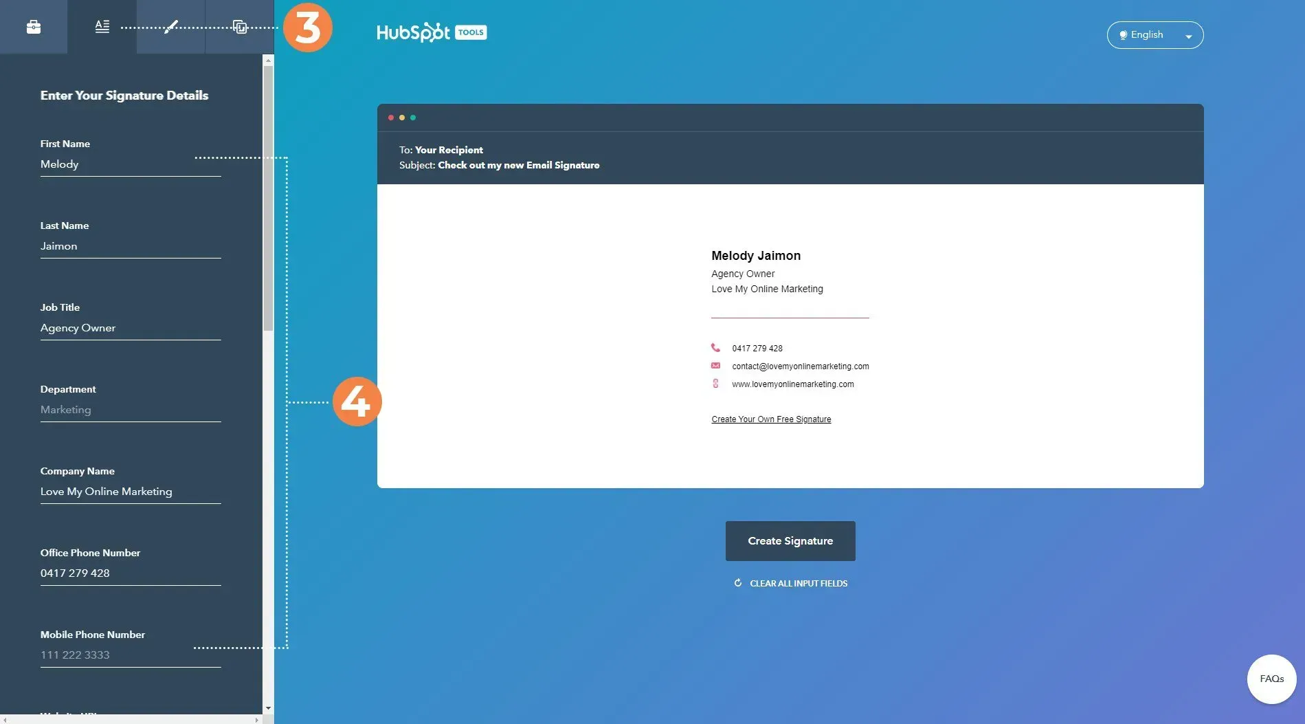 Creating Professional E-mail addresses