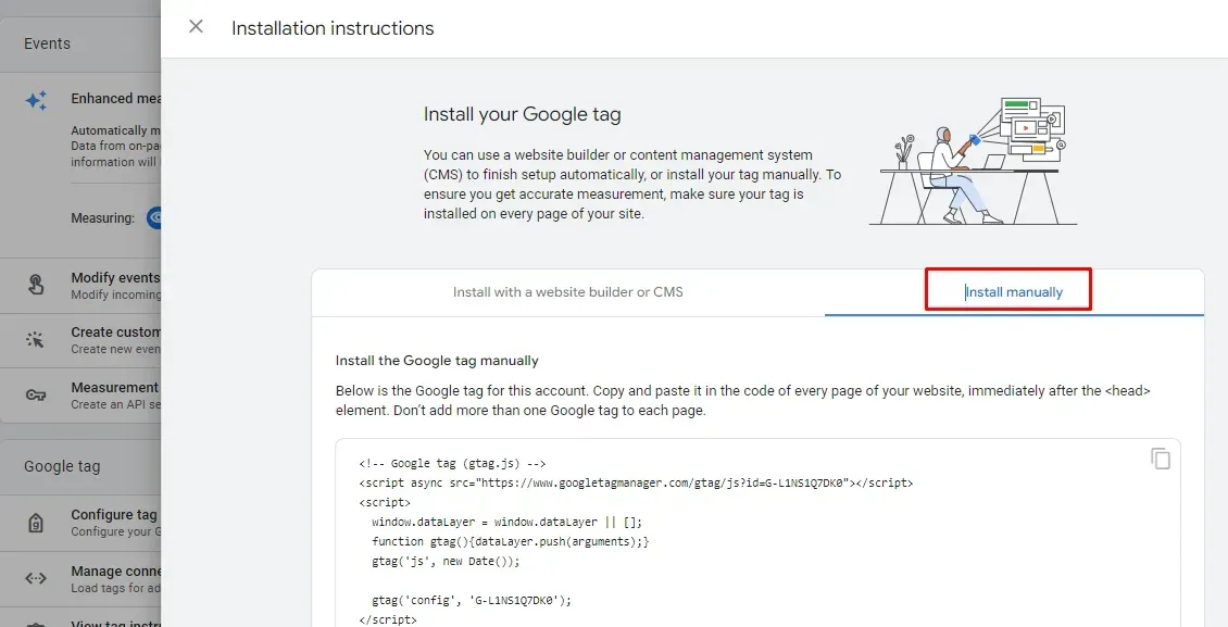manual installation instructions