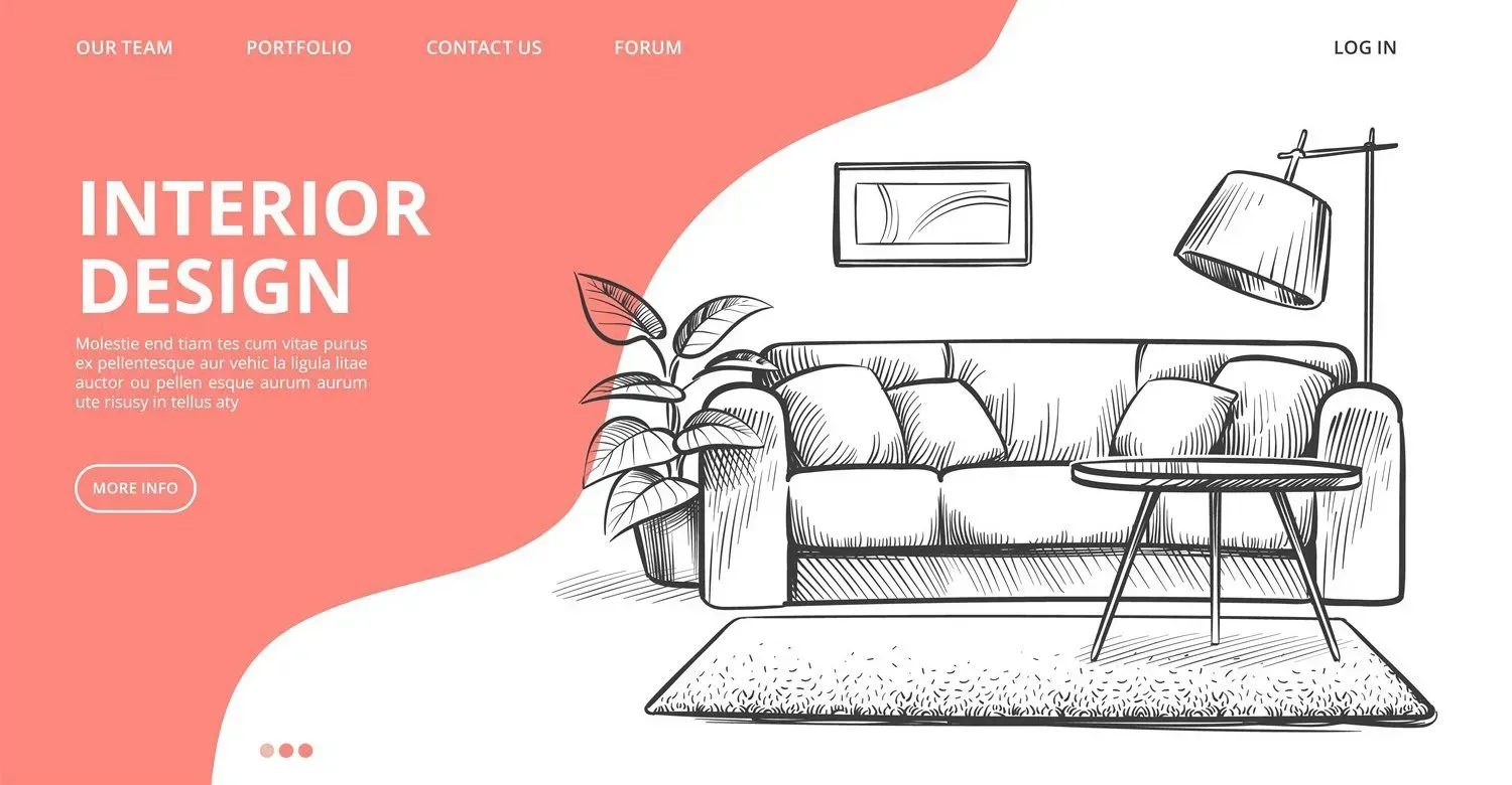 web design theme sample